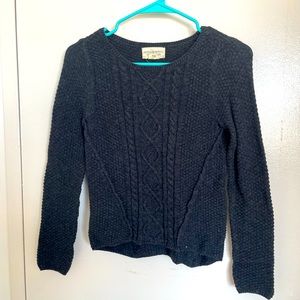 ❌SOLD❌ Denim & Supply Ralph Lauren 100% cotton dark gray sweater